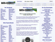 Tablet Screenshot of data-connect.com